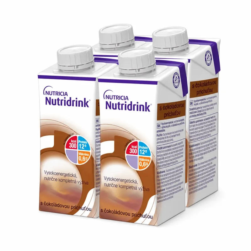 Nutridrink cu aromă de ciocolată 4x200 ml, o băutură în scop medical NUTRICIA — preț și oferte
