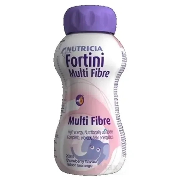 Fortini Multi Fibre cu aromă de căpșuni 1×200 ml, aliment lichid pentru copii NUTRICIA — preț și oferte