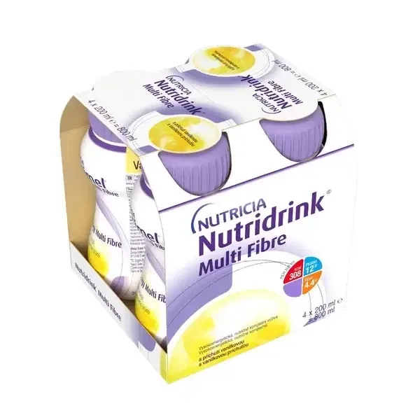 Nutridrink Multi Fibre aromă de vanilie 4×200 ml, băutură pentru uz medical NUTRICIA — preț și oferte