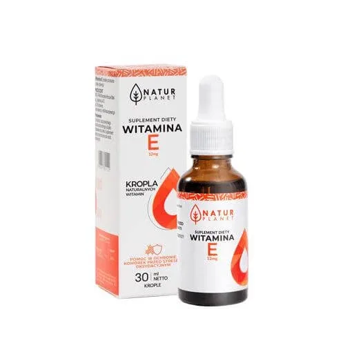 NaturPlanet Vitamina E picături - 30ml infopharm — preț și oferte