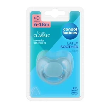 Suzeta din latex rotunda 6-18 luni 23/224_BLU – Canpol babies — preț și oferte