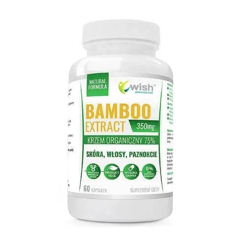 WISH Pharmaceutical Extract de bambus 350 mg, 60 capsule — preț și oferte