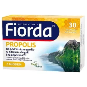 Fiorda Propolis pastile cu miere, 30 buc.