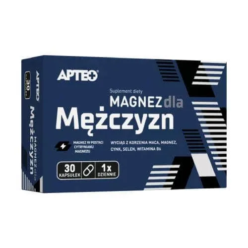 Magneziu pentru bărbați APTEO, 30 capsule Synoptis — preț și oferte