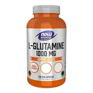 Now Foods L-glutamină 1000 mg, 240 caps