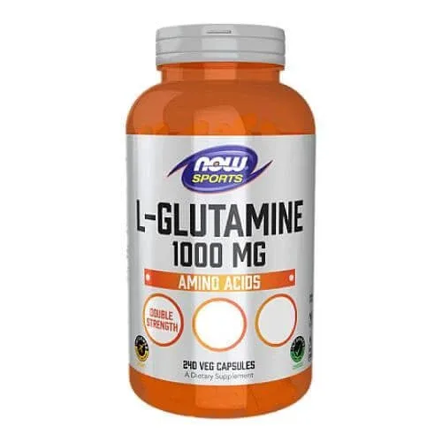 Now Foods L-glutamină 1000 mg, 240 caps — preț și oferte