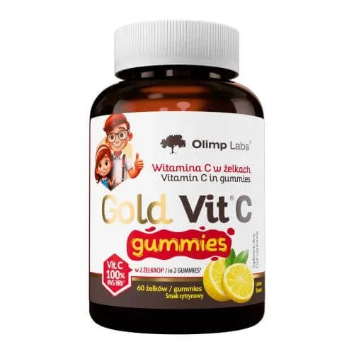 Olympus Gold Vit C Vitamina C gelatină cu aromă de lămâie, 60 buc Olimp Labs — preț și oferte