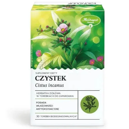 HERBAPOL Czystek Ceai din plante, 30 buc — preț și oferte