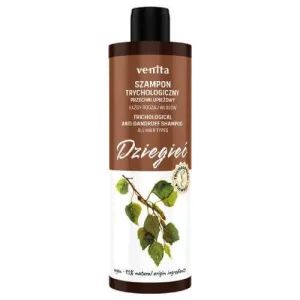 VENITA Șampon de păr tricologic anti-mătreață cu gudron, 300 ml