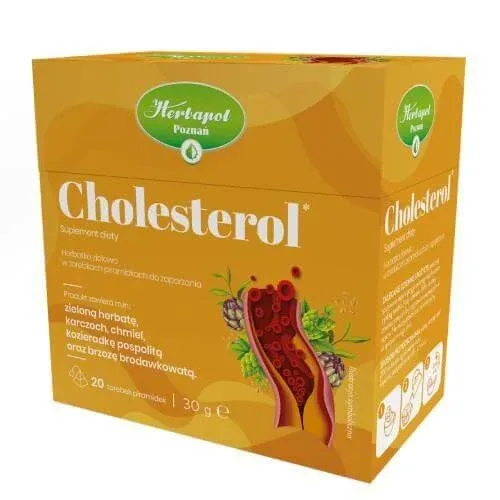 Herbapol Cholesterol ceai din plante, 20 buc — preț și oferte