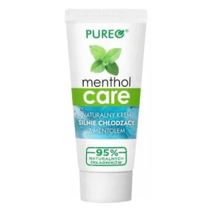 PUREO Menthol Care Cremă naturală de răcire cu mentol, 100g