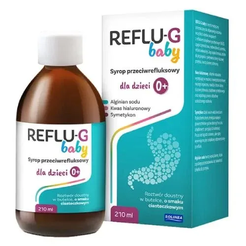 Reflu-G Baby Sirop anti-reflux pentru copii 0+, 210 ml Solinea — preț și oferte