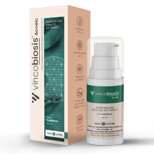 Vincobiosis Acneic Dermobalans față cremă-gel, 50 ml — preț și oferte