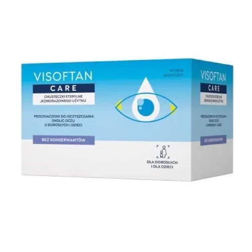 Șervețele sterile Visoftan Care pentru curățarea zonei ochilor, 20 buc Synoptis — preț și oferte