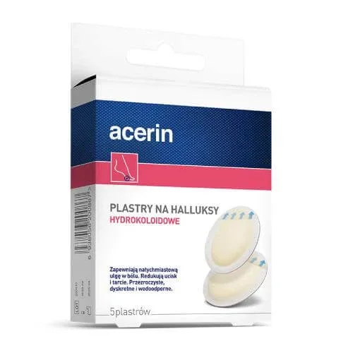 Acerin Hydrocolloid Hallux Patch, 5 buc AFLOFARM — preț și oferte
