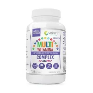 Wish Pharmaceutical Complex multivitaminic + prebiotic, 120 capsule