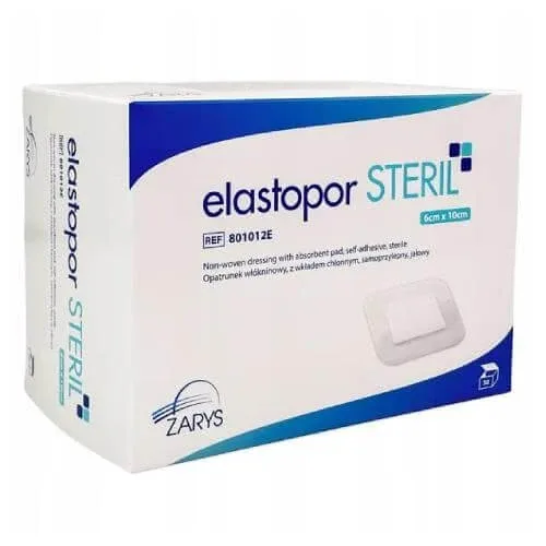 ELASTOPOR Steril pansament nețesut cu tampon absorbant 6x10cm, 50 buc ZARYS — preț și oferte