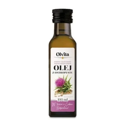 OLVITA Ulei de ciulin de lapte presat la rece, 100ml — preț și oferte