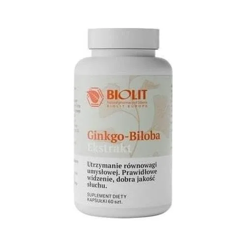 BIOLIT Gingo-Biloba Extract, 60 buc. — preț și oferte