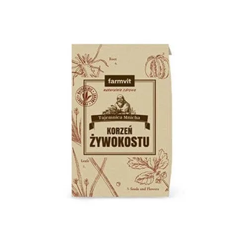 FARMVIT Ceai pe bază de plante Rădăcină de rubarbă, 50g — preț și oferte