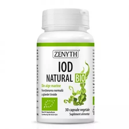 Iod Natural Bio, 30 capsule vegetale, Zenyth — preț și oferte