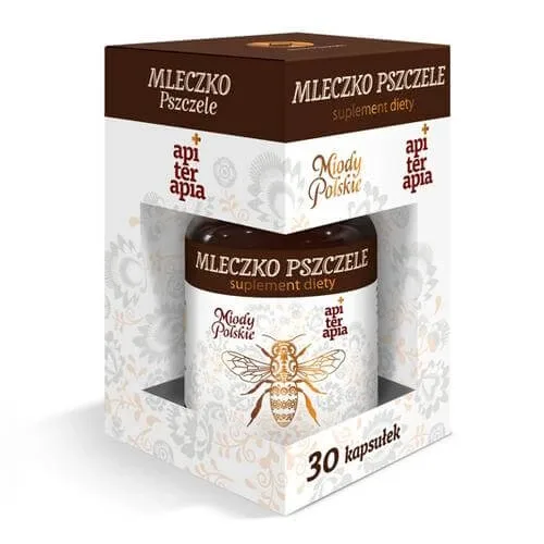 Miody Polskie Mleczko pszczcze liofilizowane, 30 capsule — preț și oferte