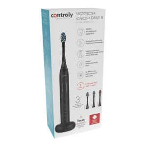 HYDREX Controly Daily II periuță de dinți sonică neagră