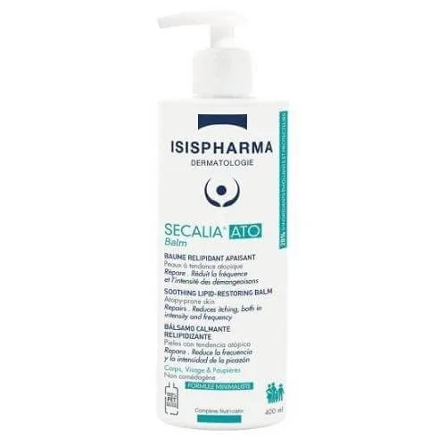 ISISPHARMA Secalia Ato Balm Balsam calmant și lubrifiant pentru pielea uscată și atopică, 400 ml — preț și oferte
