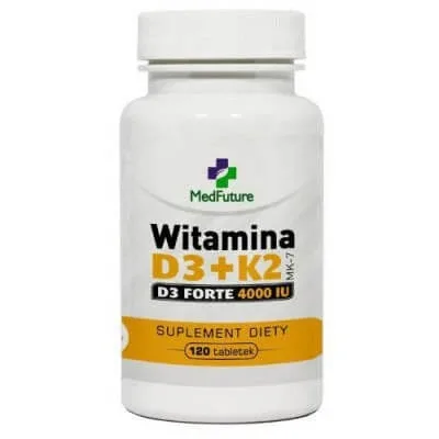 MedFuture Vitamina D3 + K2 MK-7 Forte 4000IU, 120tabl. — preț și oferte