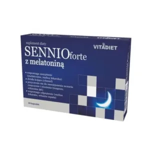 VITADIET SENNIOforte cu melatonină, 30 capsule