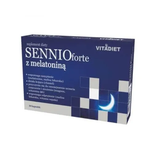 VITADIET SENNIOforte cu melatonină, 30 capsule — preț și oferte