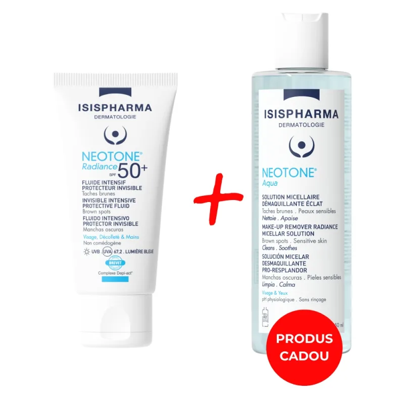 Isis Pachet Neotone Radiance Spf50+ 30ml + Neotone Aqua 250ml ISISPHARMA — preț și oferte