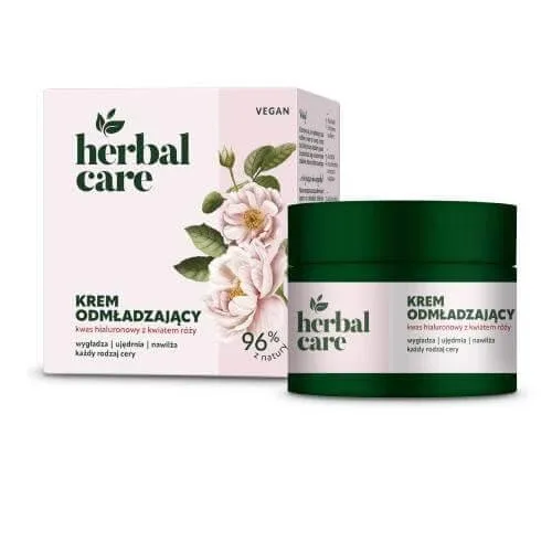 FARMONA HERBAL CARE Cremă întineritoare Acid hialuronic cu flori de trandafir, 50 ml — preț și oferte