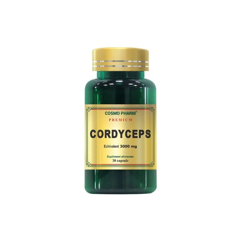 Cordyceps Premium, 3000 mg, 30 capsule, Cosmo Pharm — preț și oferte