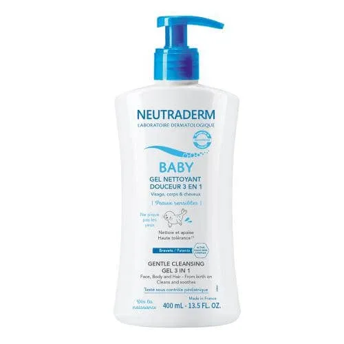 NEUTRADERM BABY Gel de curățare delicată 3în1, 400ml — preț și oferte