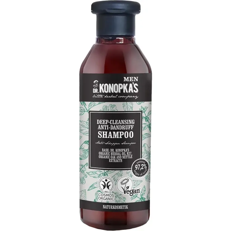 Sampon anti-matreata pentru curatare in profunzime MEN, 280 ml, Dr. Konopkas Dr. KONOPKA'S — preț și oferte