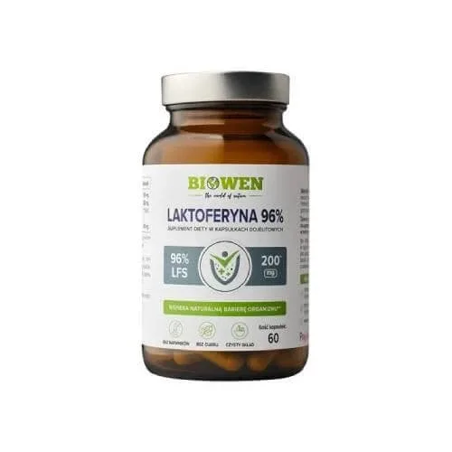 Biowen Lactoferină 96%, 60 capsule — preț și oferte