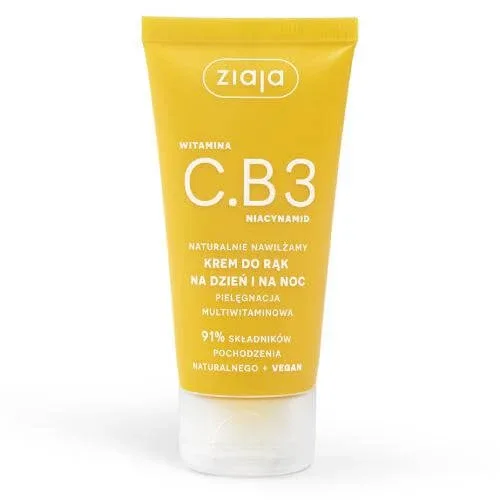 Ziaja Vitamin C.B3 Niacinamide Day & Night Hand Cream, 50 ml. — preț și oferte