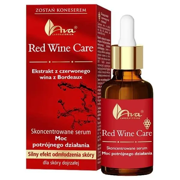Ava Red Wine Care, ser concentrat pentru față, Triple Action Power, 30 ml — preț și oferte