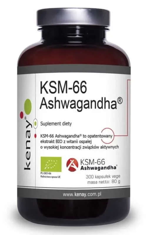 BIO Ashwagandha KSM-66 200mg (300 capsule) Kenay — preț și oferte