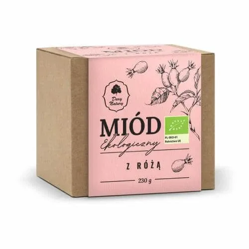 DARY NATURY Miere cu trandafir, 230g — preț și oferte