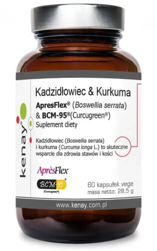 Frankincense & Turmeric ApresFlex & BCM 95 60 capsule Kenay — preț și oferte