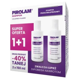 Pirolam Șampon anti-mătreață, 2 x 150 ml