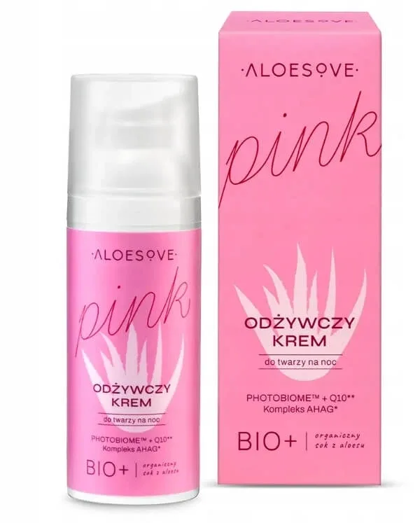 Aloesove Pink Rich Face Cream Cremă de noapte rehidratantă, 50 ml — preț și oferte