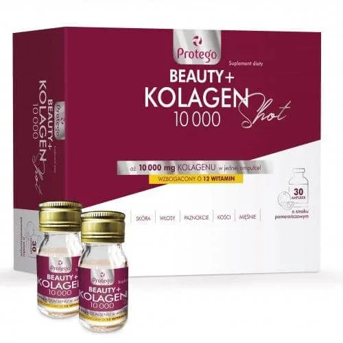 Protego Beauty+ Colagen 10000 Shot, 30 amp — preț și oferte