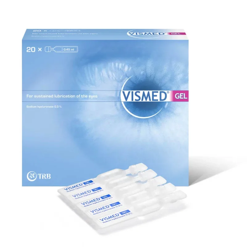 Picături pentru ochi Vismed Gel, 0.45ml x 20minimi TRB Chemedica — preț și oferte