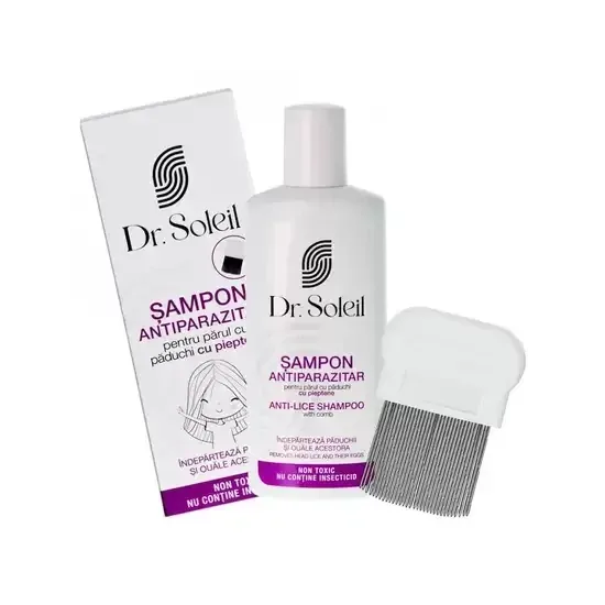 Sampon tratament paduchi Dr. Soleil 200ml + pieptene pachet promo — preț și oferte