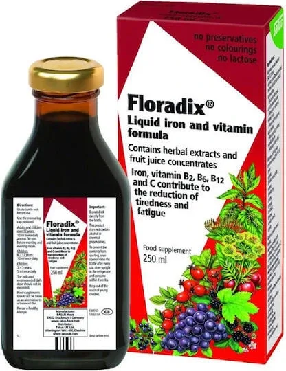 Salus Haus Floradix Formula Lichidă cu Fier 250ml — preț și oferte