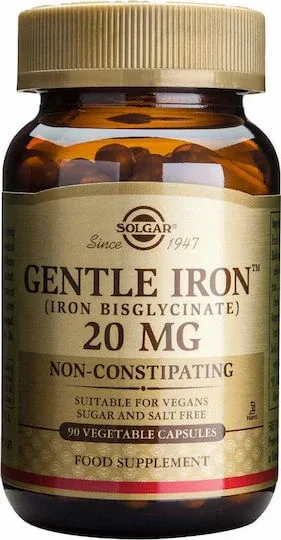 Solgar Gentle Fier 20mg 90 Capsule Pe Bază De Plante — preț și oferte
