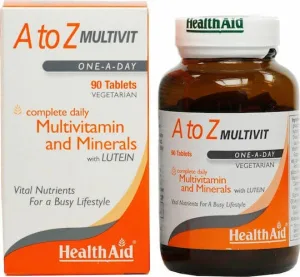 Health Aid A To Z Multivit Multivitamină pentru Energie 90 Tablete